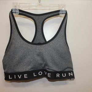 Gray Sports Bra